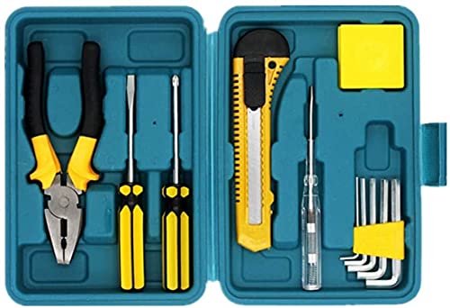 Werkzeugset im Koffer, 11 teiliges Werkzeug Set Ideal Weihnachtsgeschenk für den Haushalt, Werkzeugkasten für den…