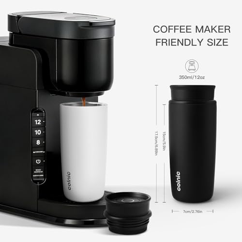 Ahorra 26% en taza de café de viaje con tapa 360° - $13.99