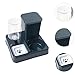 IEUDNS Cat Feeder and Water,Pet Food Bowl,Easily Clean Food and Water Bowl Dispenser Automatic Cat Feeder for Puppy Medium Pet Dogs