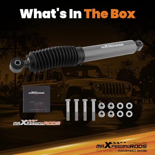 maXpeedingrods Steering Stabilizer for Jeep Wrangler JT Jeep Gladiator JL 2018-2025, G1 Version, Improve Handling Performance by maXpeedingrods - Image 7
