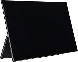 Tela Sensível Ao Toque 4K de 15,6 Polegadas, Tela Sensível Ao Toque IPS de Monitor Portátil de 16∶9 Com Alto-falantes Duplos para Laptop para Telefone para PC (plugue americano)