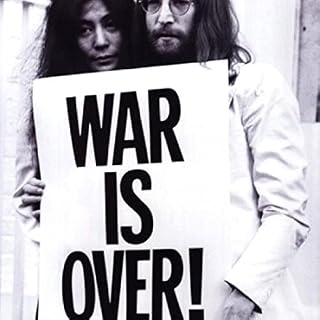 John Lennon – War Is Over Laminated Poster (24 x 36) - Les Beatles, Paul McCartney, John Lennon, RIngo Starr, George Harrison