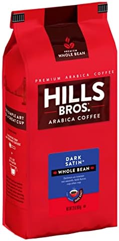 Hills Bros. Whole Bean Coffee - Dark Satin, 32 oz Bag