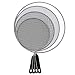 U.S. Kitchen Supply 13" Stainless Steel Fine Mesh Splatter Screen with Folding Handle and Resting Feet - Use on Pots and Pans - Grease Oil Guard for Safe Cooking