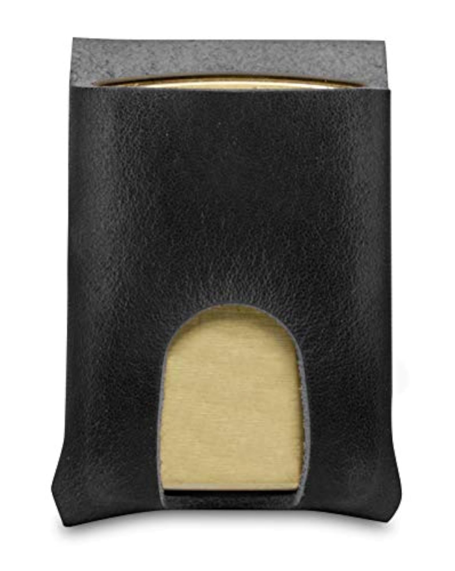Leather Lighter Case for Zippo, Belt Case with Thumb Slot