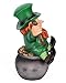 Sleken Leprechaun Figurine - Decorative Figure for St. Patrick's Day or Everyday (Pot of Gold)