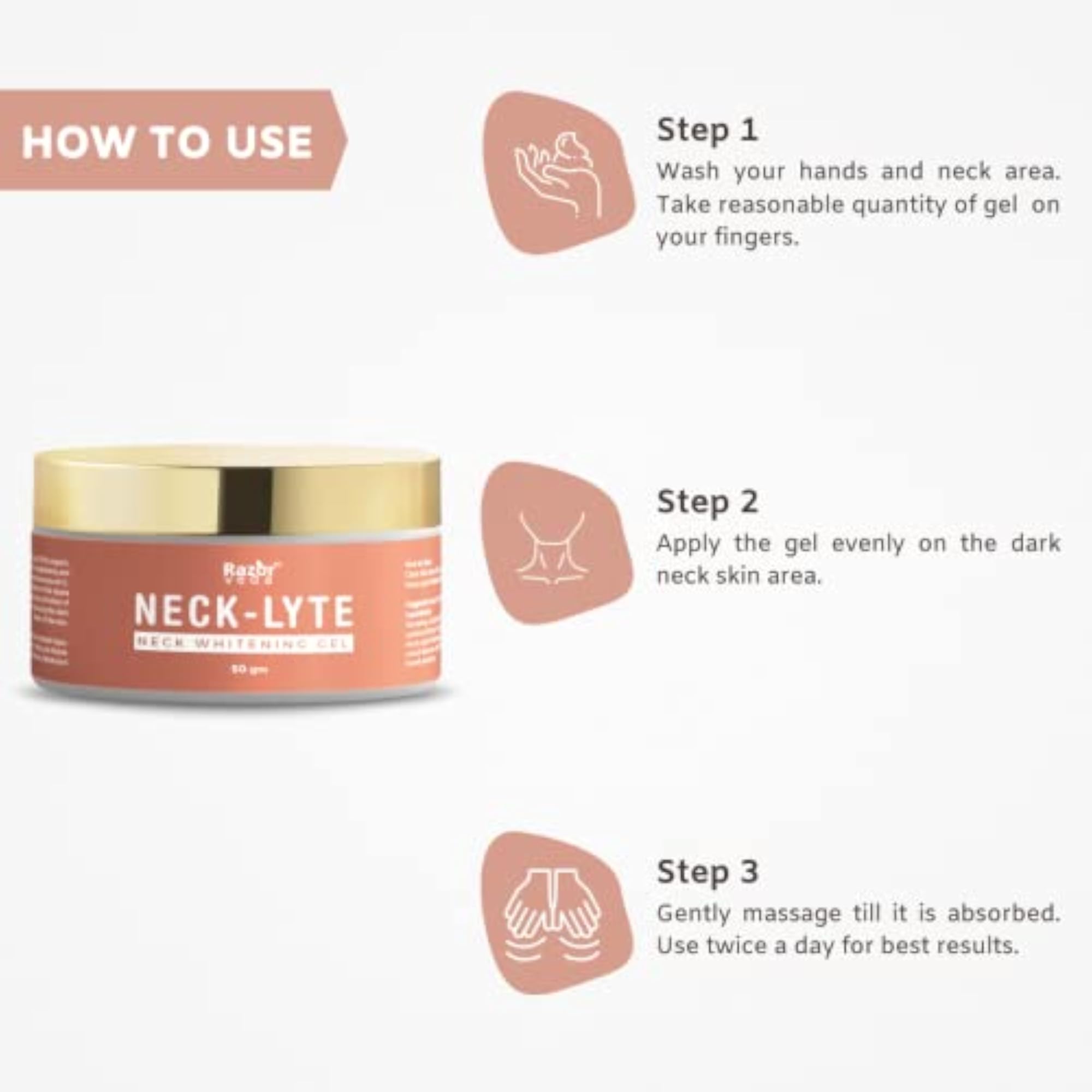 Razorveda Neck Lyte Dark Neck Removal Cream