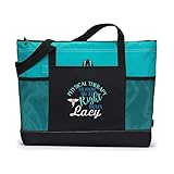 We Know All The Right Moves, Personalized Physical Therapy Embroidered Tote Bag