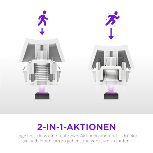 Function Elite MiniTKL Tastiera da gaming magnetica RGB – Azionamento regolabile –interruttori effetto Hall a doppia guida – attivazione rapida – polling a 8K – DE-ISO – Nero - Tastiera gaming - Immagine 7