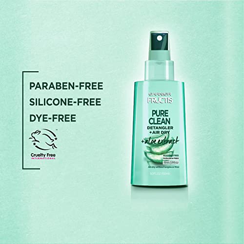 Garnier Fructis Pure Clean Detangler + Air Dry, Aloe Vera, 5 Fl Oz #TOP5