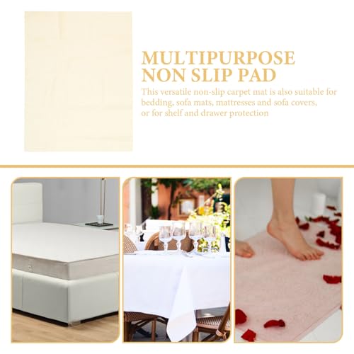 Patin antidérapant multifonction beige en silicone découpable - 7