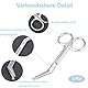 FLEXNOVA 2 Stück Verbandsschere Pflege, Verbandschere Krankenschwester, Chirurgische Schere Trauma Medizinische Stoma Schere Pflasterschere Edelstahl Scharf für Rettungsschere Trauma