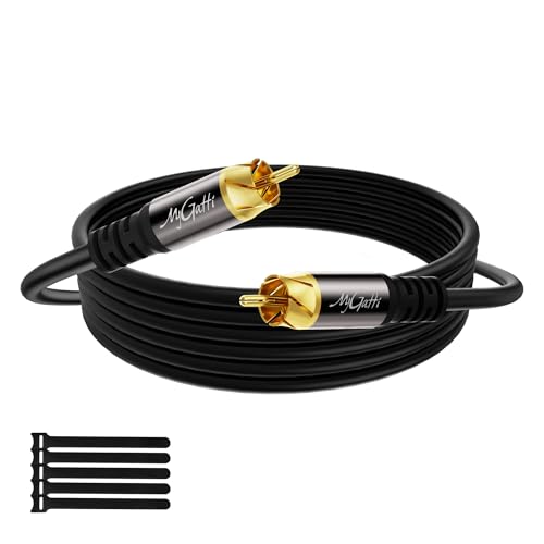 Mygatti 1m Subwoofer Kabel,RCA auf RCA...