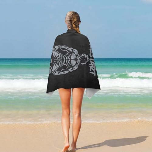 Serviette de plage à séchage rapide style spa et hôtel