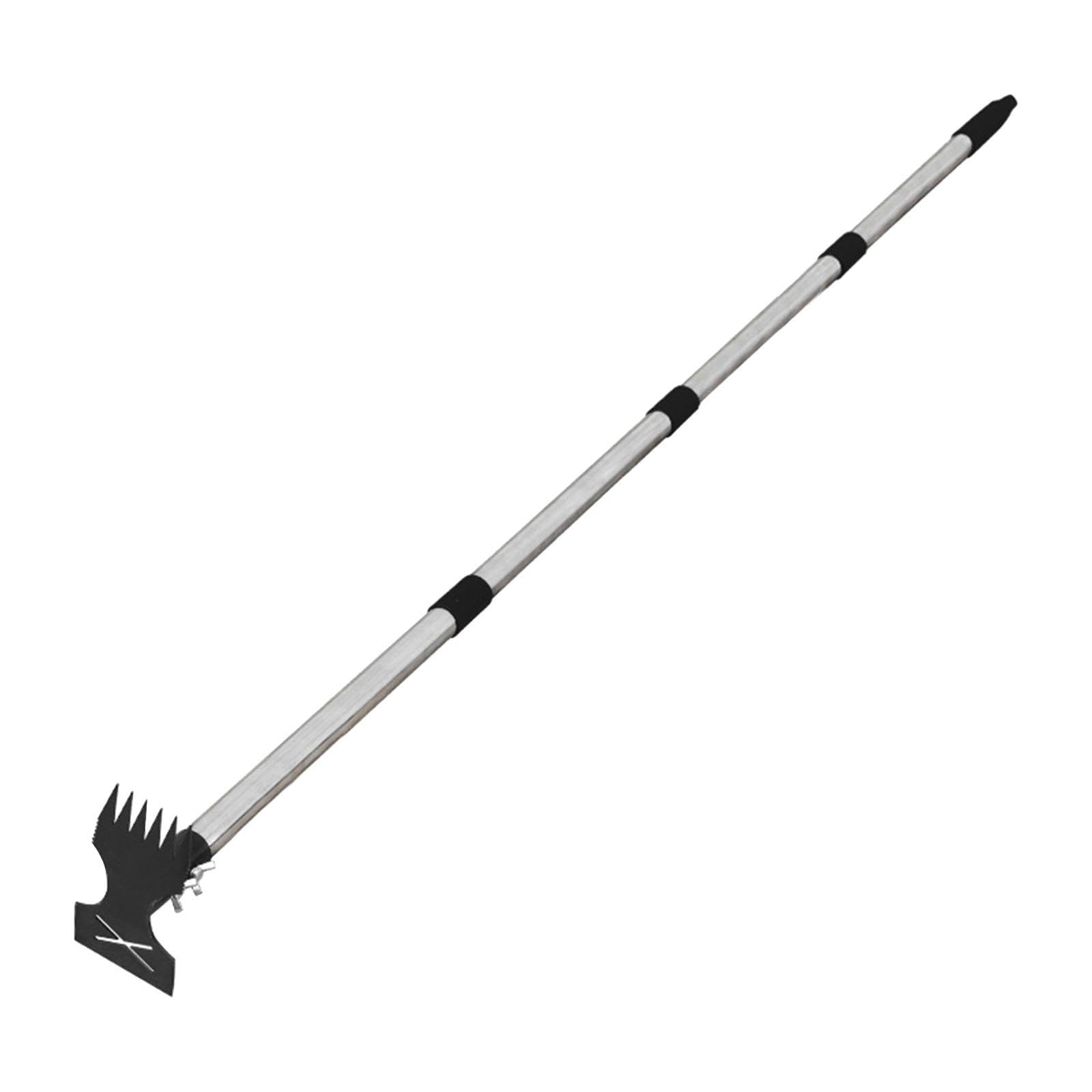 Sharplace Unkrautstecher, robustes, vielseitiges Handwerkzeug, Unkrautrechen, Gartenhacke zum Umgraben und Auflockern des Bodens, für den Hausgebrauch, 4-teiliger Griff