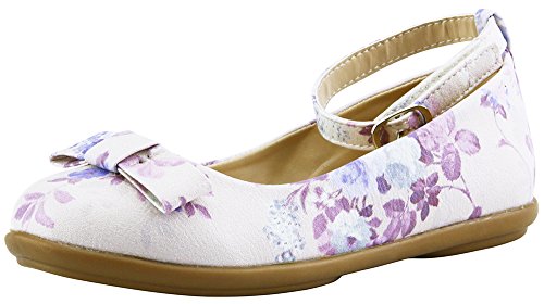 The Doll Maker Side Fringe Ankle Strap Flat