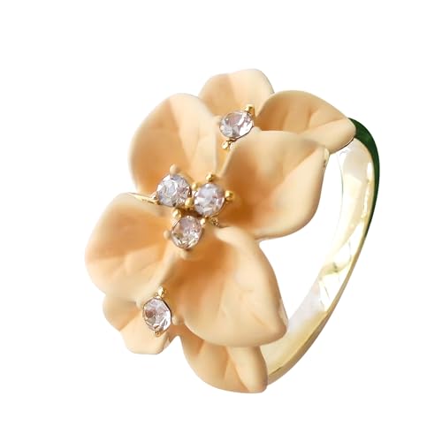 Bague Navachi en or avec cristaux, le cadeau idéal pour femme