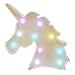 Produktbild QINGYUN UNICORN LED Night Light Lamp Kids Marquee Letter Lights Unicorn shape Signs Light Up Christmas Party Wall Decoration Battery Operated