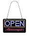 Alpine Led Open Signs for Business with Remote - Super Bright Lighted Open Sign, Easily Programmable Led Sign 3 Mode Electric Display: Flashing, Fixed, Scrolling With Space for Extra Letters & Numbers