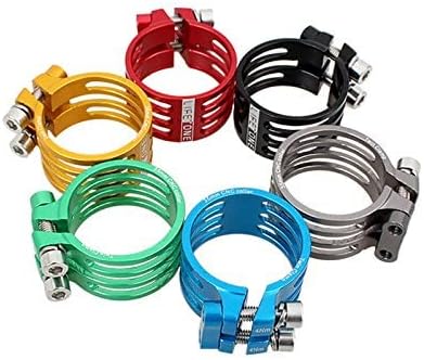 STORE99® Black : LIFETONE Mini Bicycle Seatpost Clamp Quick Release Fixed Gear Downhill MTB Road Cycling Bike Seat Post Clamp Clips Bike Parts