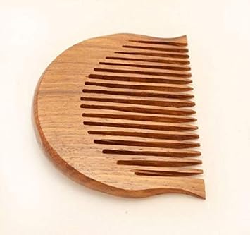Drops Golden Sikh Kanga Hair Comb Wooden Hair Comb Wooden Kangha Wood Comb Pack of 3 Brown