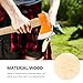 DOITOOL 10Pcs Camping Hatchet Wood Replacement Handle for Camp 14.9 Inch Hatchet Handle Replacement, Hickory, Camping Accessories, 38x4.4cm