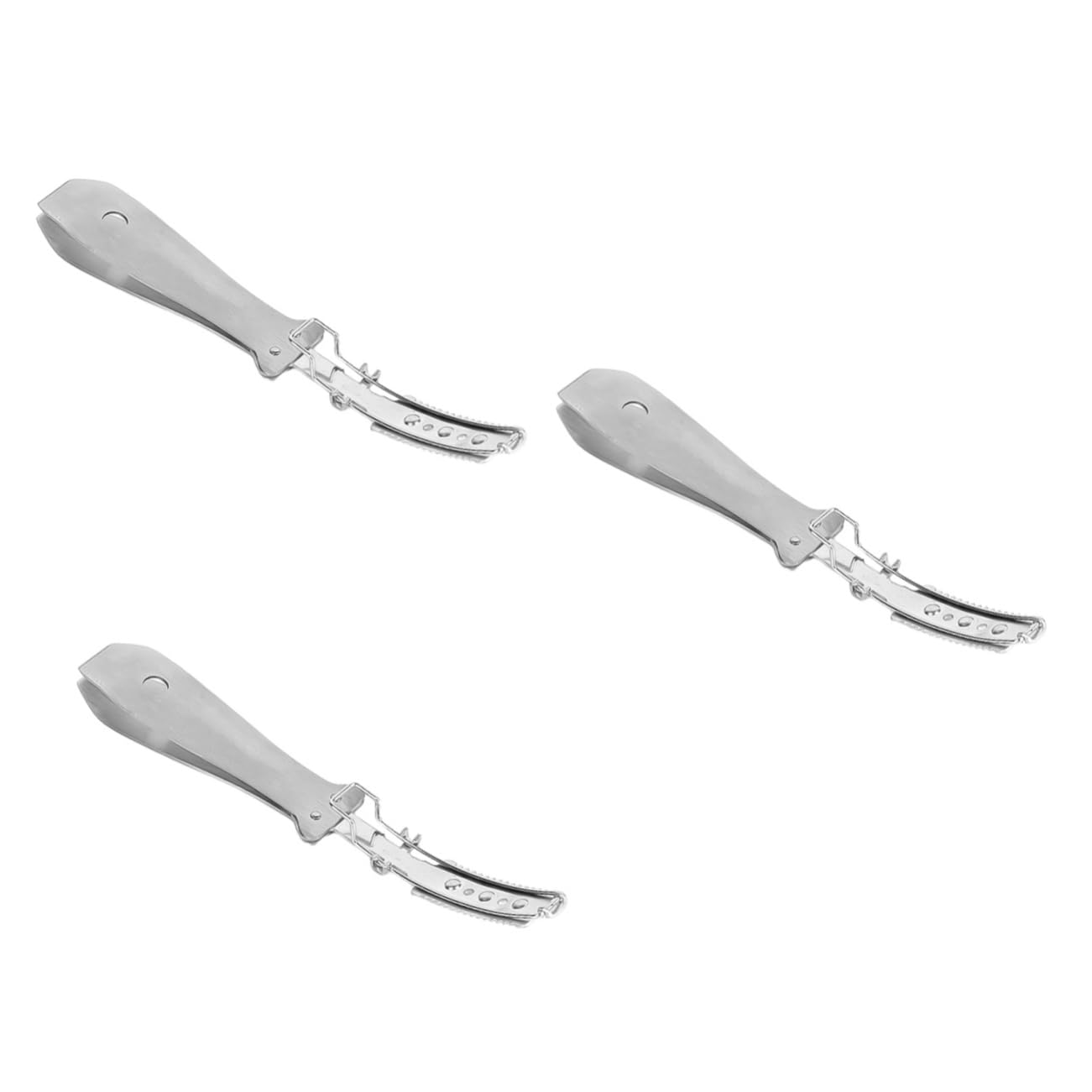 CIYODO 3 Pcs Sturdy Stainless Steel Pig Hair Remover Hair Scraping Device Tweezers Scrapers No Blade for Pigs Animals