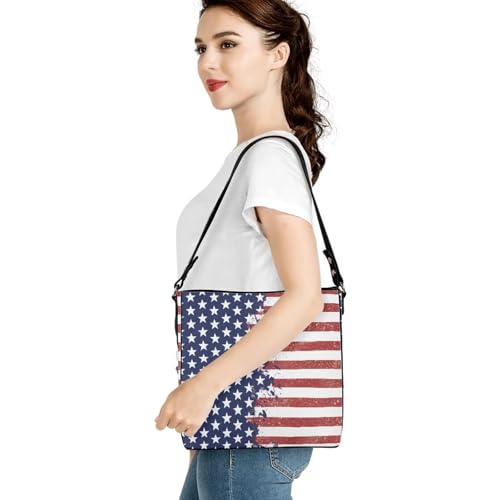 Image of HUGS IDEA Boho Bags for Women Leather Handbag Shoulder Bucket Crossbody Purse