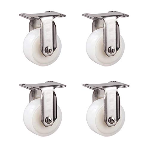 Roulettes de meubles charge lourde 105 kg support acier inox 304