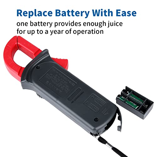 Gloyuda Voltmeter Digital Clamp Meter Multimeter Ac Current And Ac/Dc Voltage Tester With Amp, Volt, Ohm, Continuity, Diode And Resistance Test, Auto-Ranging，Electrical Tester (Blue) #TOP5