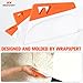 WRAPXPERT Wallpaper Smoothing Tool, Wallpaper Squeegee for Peel and Stick, 7.87 Inch Smoothing Squeegee Smoother for Wall Paper Applying, Adhesive Contact Paper, Backsplash, Window Film Installation