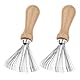 2 Stück Haarbürsten Reiniger, Mini Bürstenreiniger Kamm Reinigungsbürste Tragbarer Bürste Reinigung Werkzeug Teppich Bürste Haarbürsten Reiniger zum Entfernen Haaren Von Bürsten Kämmen Teppichen