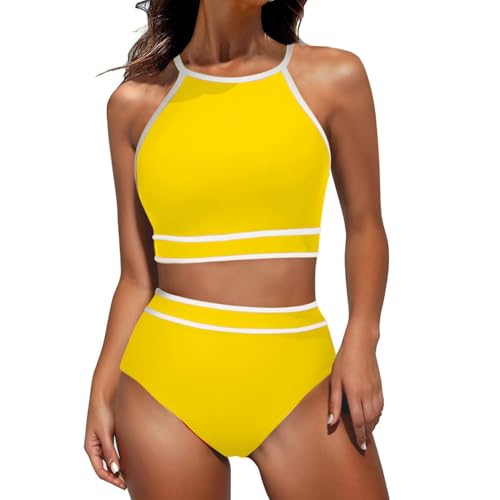 Traje de baño para mujer con control de abdomen y espalda cruzada deportiva