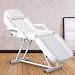 Massage Facial Bed Adjustable Tattoo Table Chair Beauty Spa Salon (White)