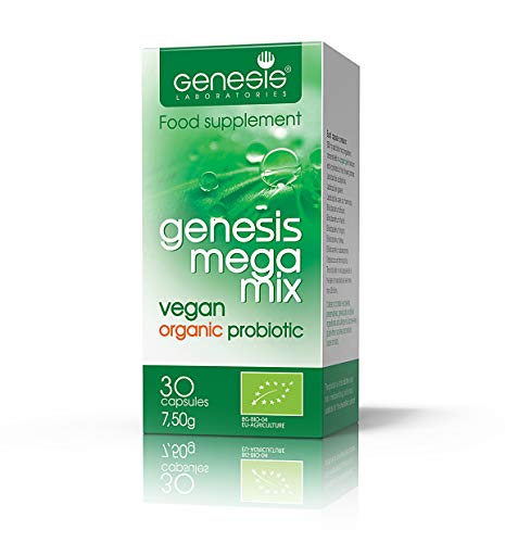Genesis Laboratories NE Bio Probiotic Supplement 30 Capsules With Bifidobacterium And Lactobacillus Spp. 250 Mg Megamix Immune Support Acidophilus Probiotics thumb #2