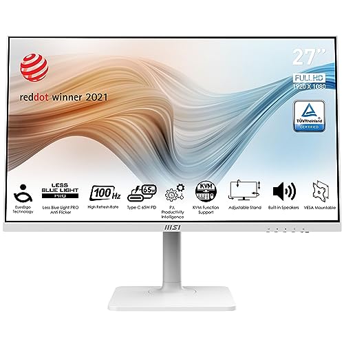 MSI Modern MD272XPW Monitor Oficina FHD 27