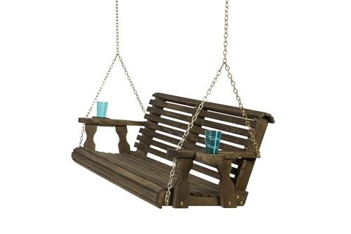 Amish Casual Cafe Amischen Hollywoodschaukel mit Becherhalter