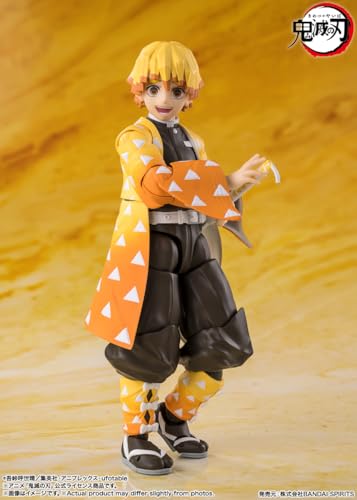 Image of TAMASHII NATIONS - Demon Slayer: Kimetsu no Yaiba - Zenitsu Agatsuma S.H.Figuarts Action Figure
