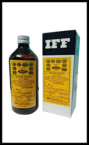 Image of Nithi Foods, IFF, Butter Scotch FL C 9330 - 500ml (commonly Used in Baking, Beverages, Confectionery, ice Cream, Desserts, and Savory Dishes)