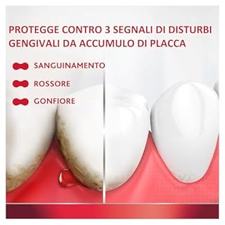 Parodontax Dentifricio Whitening, Effetto Sbiancante*, per Gengive Sane e denti Forti, Uso Quotidiano, Gusto migliorato, 4x75ml