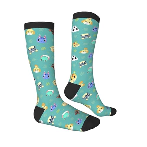 Animal cartoon print Clash of colours long socks, sports running cycle long socks, comfort long socks3