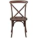 Flash Furniture XUXPEC Pecan Cross Back Accent Chair