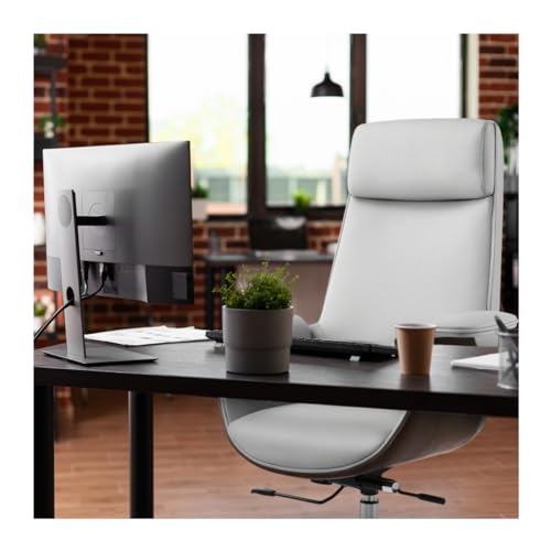 MARK ADLER Boss 8.2 White ergonomiczny fotel biurowy, fotel szefa, krzesło obrotowe, regulacja wysokości, funkcja przechylania, podłokietnik, obciążenie do 130 kg, do biura domowego, ze sztucznej