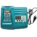 Produktbild FengBP®1.5A 7,2V ~ 18V Ersatz DC18RA DC18RC DC18RD Ladegeräte Für Makita 7,2V~18V Werkzeugakkus BL1815 BL1830 BL1840 BL1850 BL1860 BL1430 (1.5a Ladegerät)