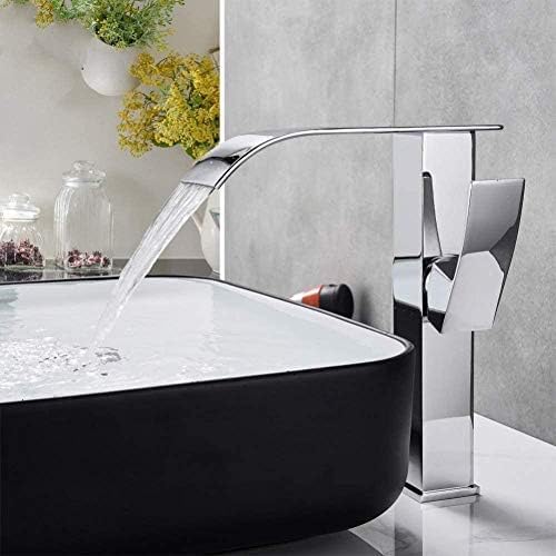 Robinet de salle de bain cascade avec commande précise de température