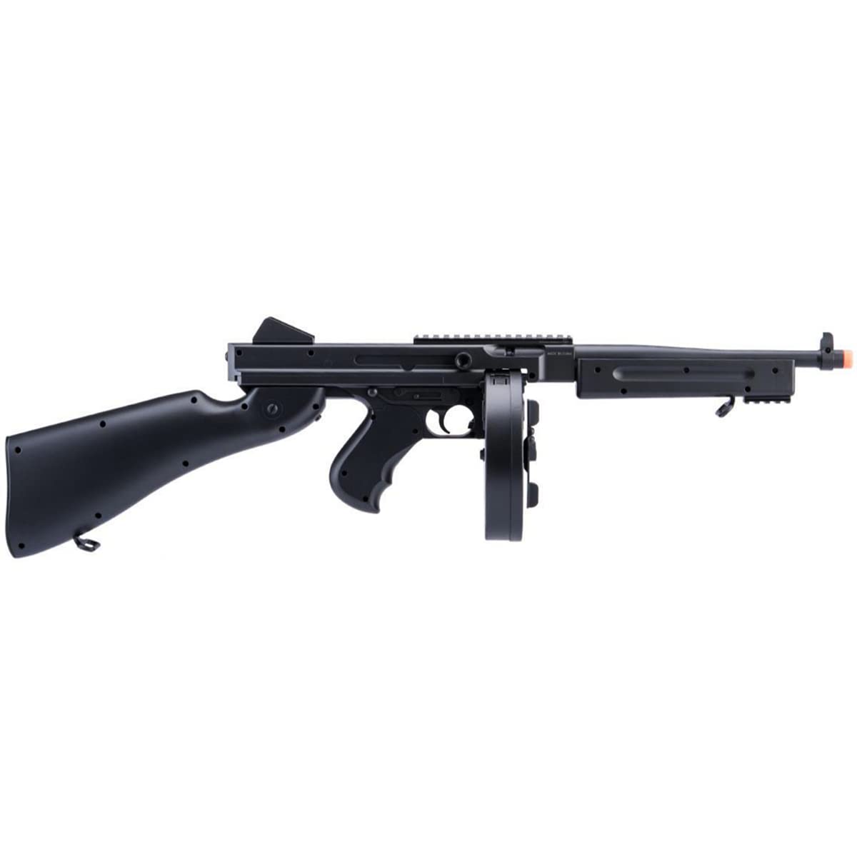 M1A1 Airsoft AEG Tommy Submachine Gun - Black-Double Eagle