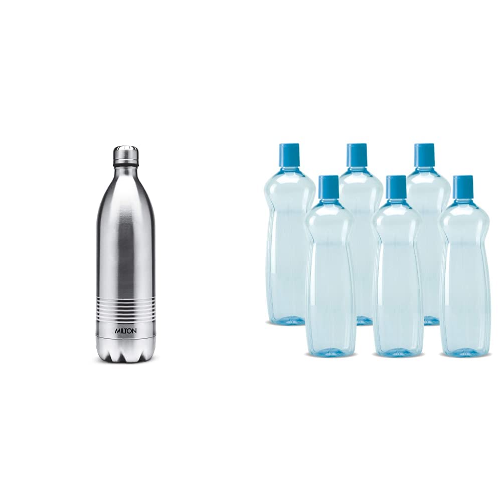 milton Duo Deluxe 1000 thermosteel 24 Hours hot and Cold Water Bottle
