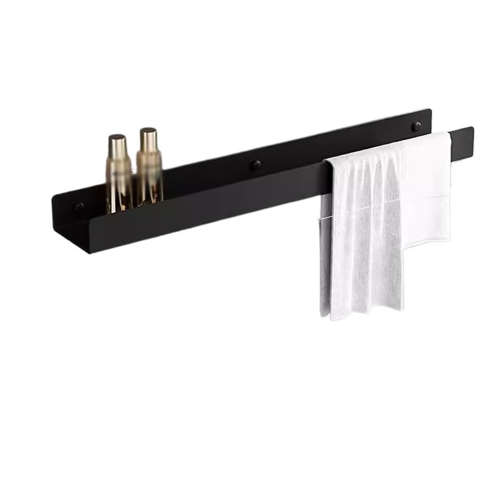 Estante para Cepillos de Dientes Portaoggetti for Il Bagno di casa Portasciugamani Specchio da Parete for Il Bagno Portaoggetti for Tazze for collutorio cosmetico Senza punzonatura(L80cm)