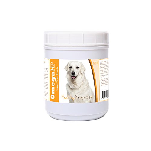 Image of Healthy Breeds Kuvasz Omega HP Fatty Acid Skin and Coat Support Soft Chews 90 Count