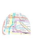 Speedo New York State of the Art Swim Cap, One Size, White